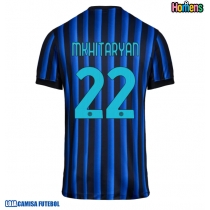 Camisa de Futebol Inter Milan Henrikh Mkhitaryan #22 Equipamento Principal 2025-26 Manga Curta